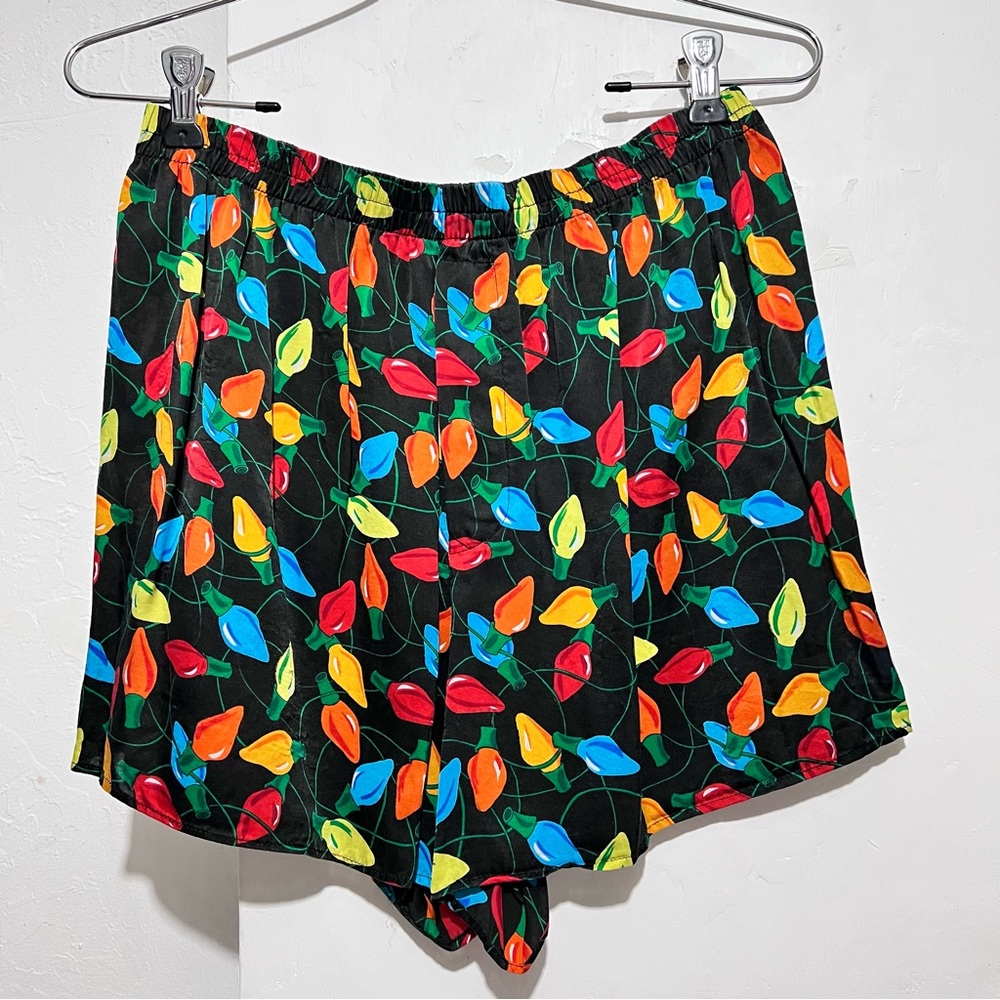 Vintage silk short unisex Addiction multicolor :Box X:
